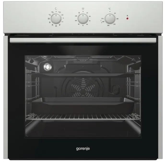 Электрический духовой шкаф Gorenje BO 727 E10X, серебристый/черный на tehnoparc.md Электрический духовой шкаф Gorenje BO 727 E10X, серебристый/черный