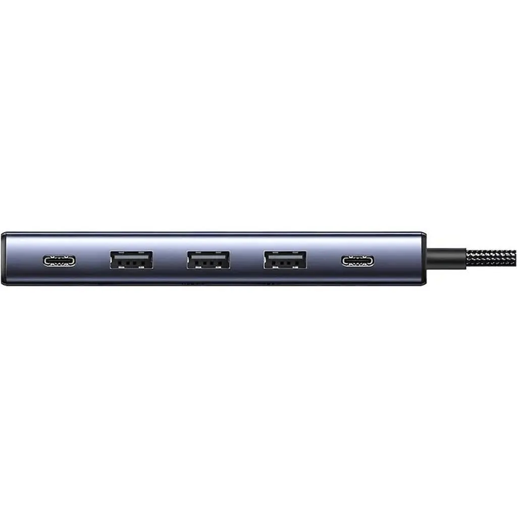 Разветвитель Ugreen 5in1 Type-C, серый на tehnoparc.md Разветвитель Ugreen 5in1 Type-C, серый