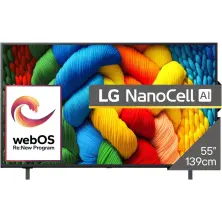 Телевизор LG 55NANO80A3B, черный