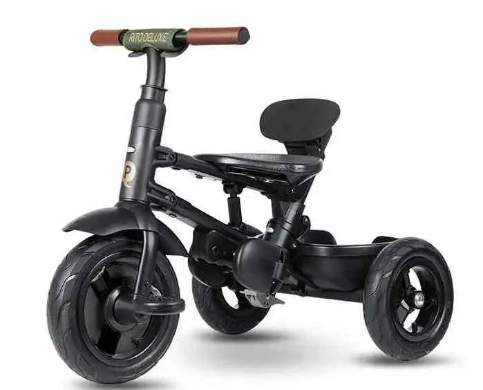 Bicicletă pentru copii Qplay Rito Deluxe, verde