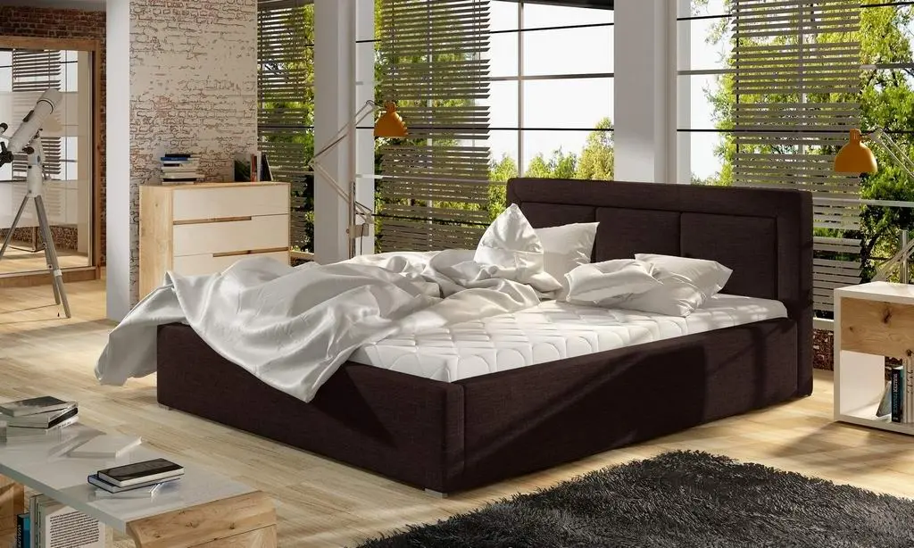 Кровать Eltap Belluno Sawana 26 200x200см, коричневый