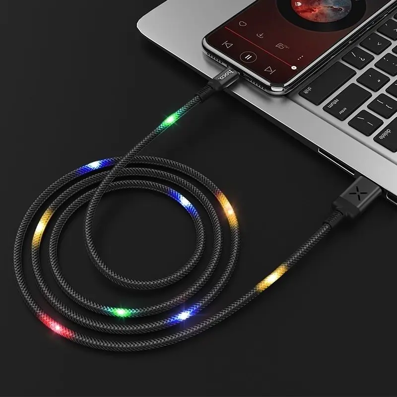 Cablu USB Hoco U63 Spirit For Type-C, negru