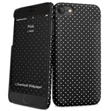 Чехол I-Paint Hard Case IPhone 7/8 Pois, белый/черный