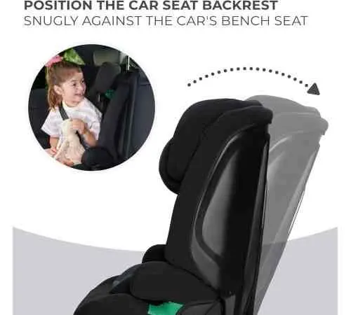 Детское автокресло KinderKraft Safety Fix 2 I-Size, черный на tehnoparc.md Детское автокресло KinderKraft Safety Fix 2 I-Size, черный