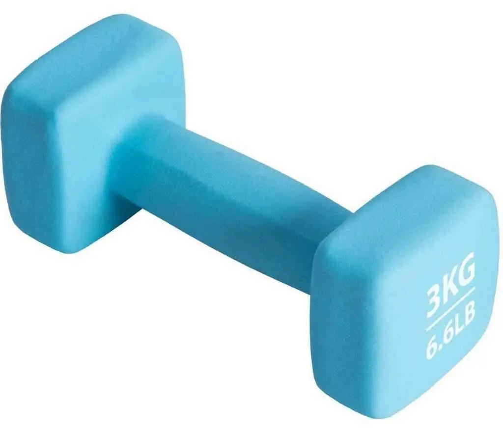Halteră Pure Neopren Dumbbell Set 2x3kg, albastru deschis pe tehnoparc.md Halteră Pure Neopren Dumbbell Set 2x3kg, albastru deschis