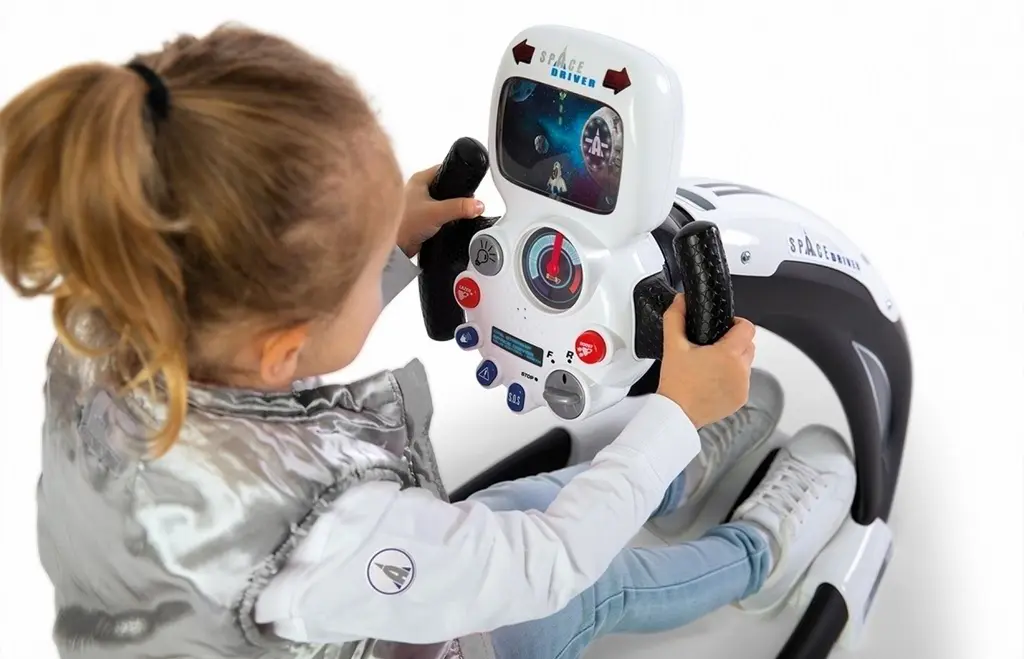 Симулятор вождения Smoby Space Driver, белый/черный