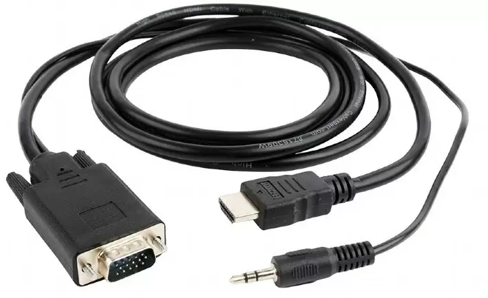 Cablu video Cablexpert A-HDMI-VGA-03-6, negru