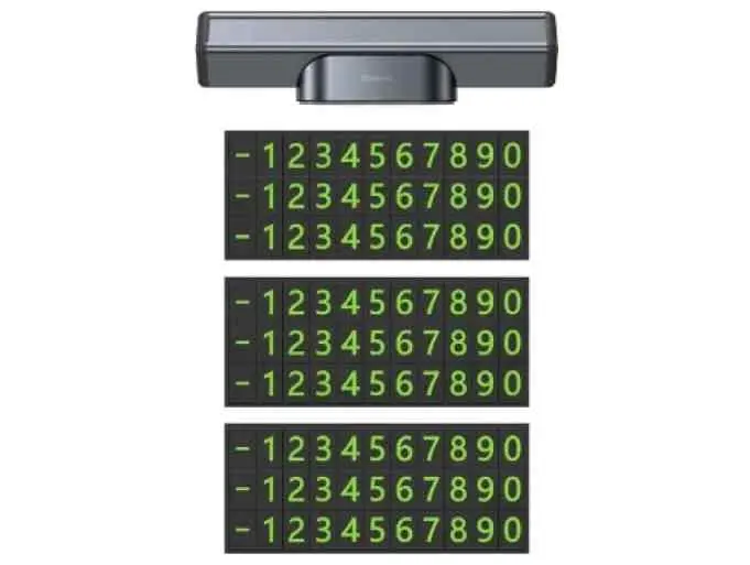 Карточка с номером телефона Baseus CNFT000001, серый на tehnoparc.md Карточка с номером телефона Baseus CNFT000001, серый