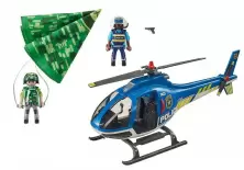 Set jucării Playmobil Police Parachute Search