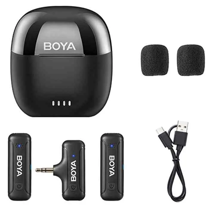 Microfon Boya BY-WM3T-M2, negru