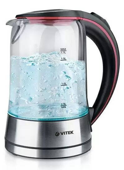 Электрочайник Vitek VT-7009, прозрачный