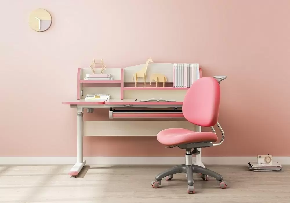 Детский письменный стол Sihoo H9C, розовый