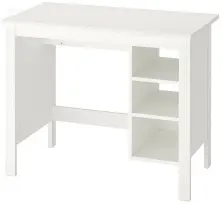 Masă de birou IKEA Brusali 90x52cm, alb pe tehnoparc.md Masă de birou IKEA Brusali 90x52cm, alb