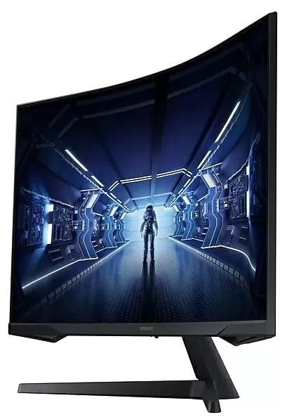 Monitor Samsung C32G54TQW, negru