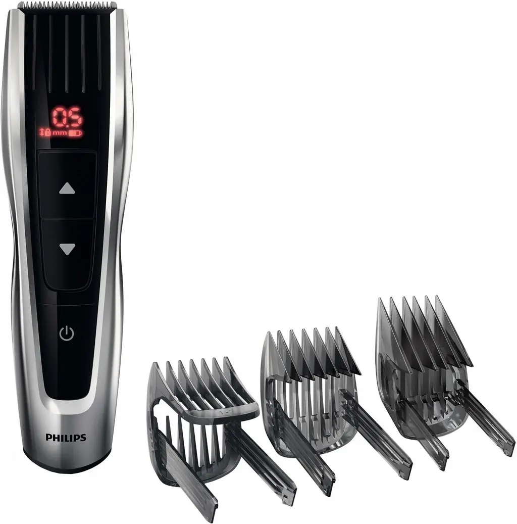 Aparat de tuns Philips HC7460/15, negru/argintiu