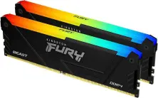 Оперативная память Kingston FURY Beast RGB 64GB (2x32GB) DDR4-3600MHz, CL18-22-22, 1.35V на tehnoparc.md Оперативная память Kingston FURY Beast RGB 64GB (2x32GB) DDR4-3600MHz, CL18-22-22, 1.35V