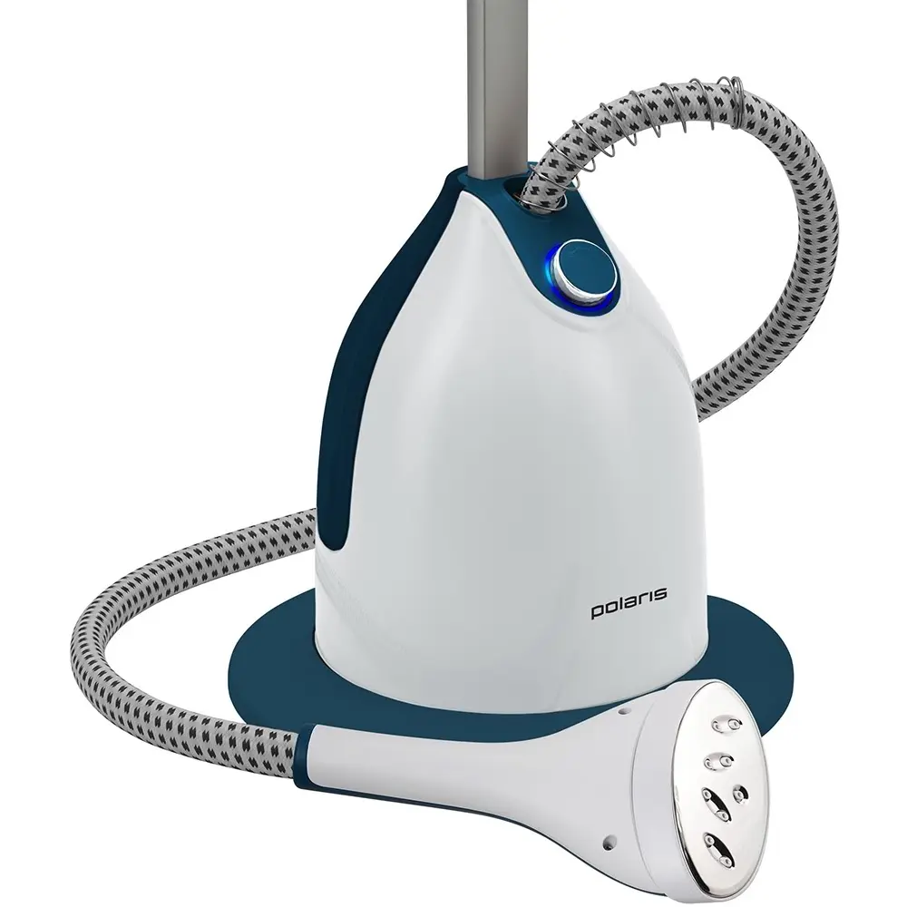 Aparat de călcat vertical cu aburi Polaris PGS 2230VA, alb/albastru
