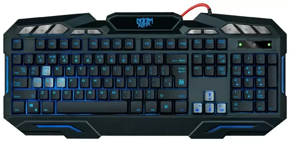 Tastatură Defender Doom Keeper GK-100DL, negru