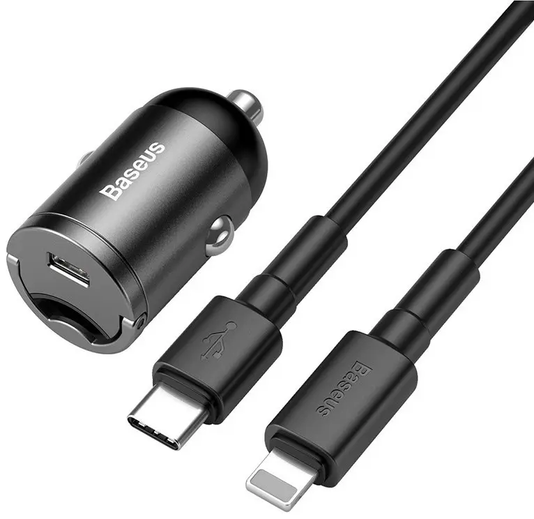 Încărcător auto Baseus TZVCHX-0G, negru
