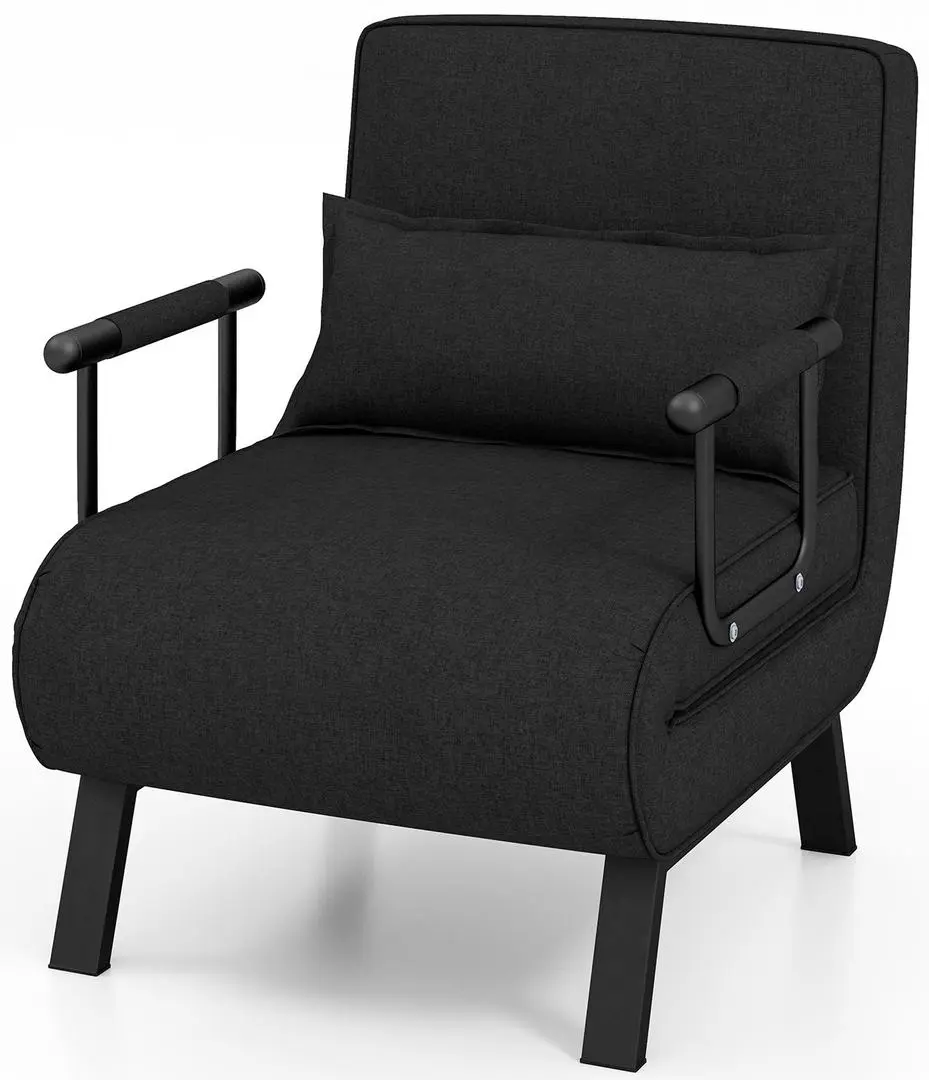 Fotoliu Costway HV10417HS, negru
