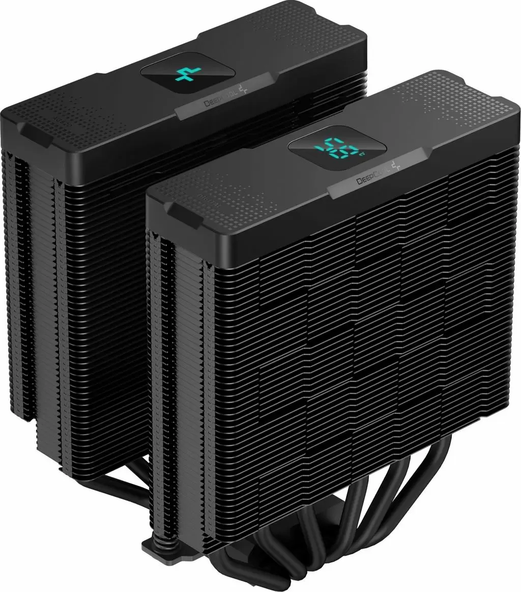 Кулер DeepCool AG620 Digital BK ARGB, черный