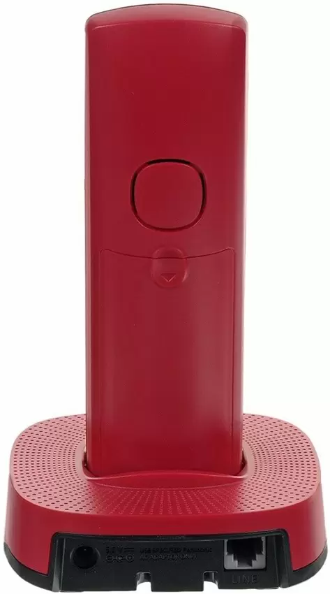 Telefon fără fir Panasonic KX-TGC310UCR, negru/roșu