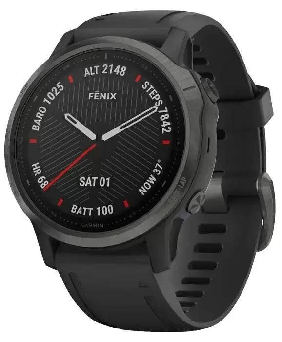 Smartwatch Garmin Fenix 6S Pro and Sapphire Carbon, gri