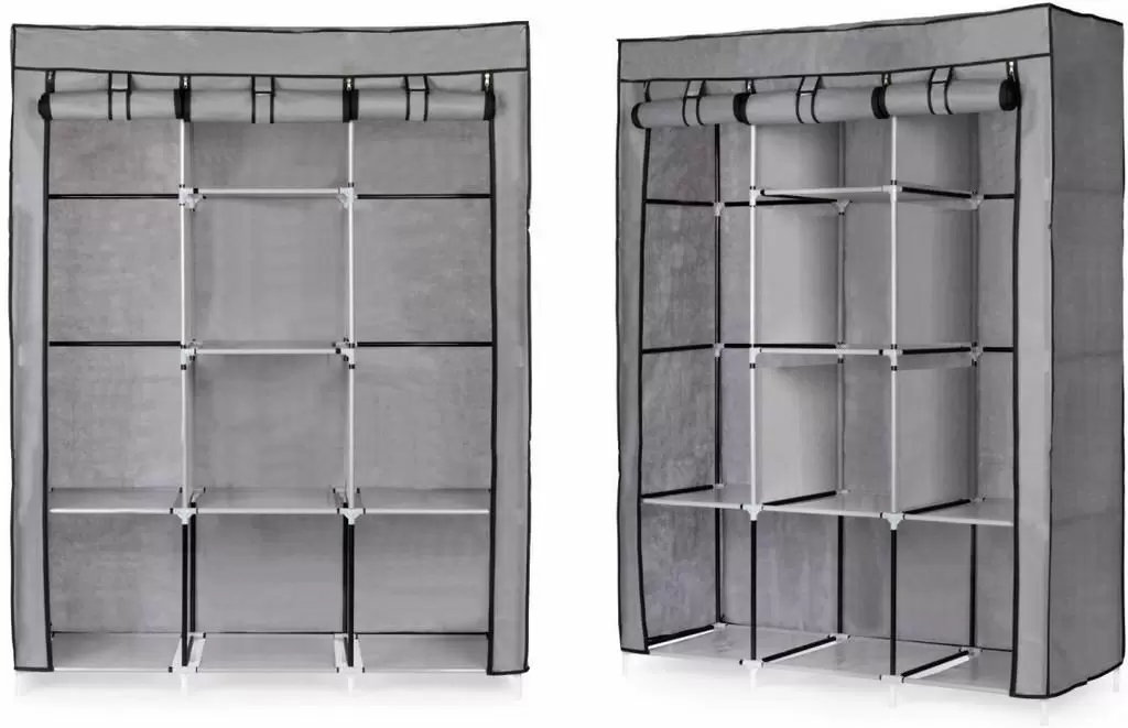 Тканевый шкаф для вещей Modern Home PJJSC002, серый