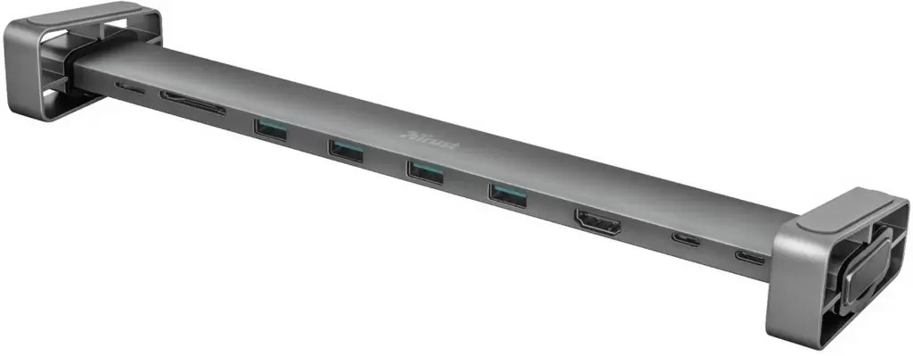Multiplicator Trust Dalyx Aluminium 10-in-1 USB-C Multi-Port Docking Station