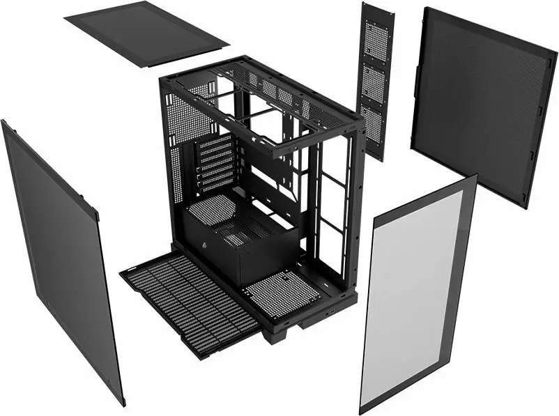 Carcasă 1stPlayer Mi8, negru