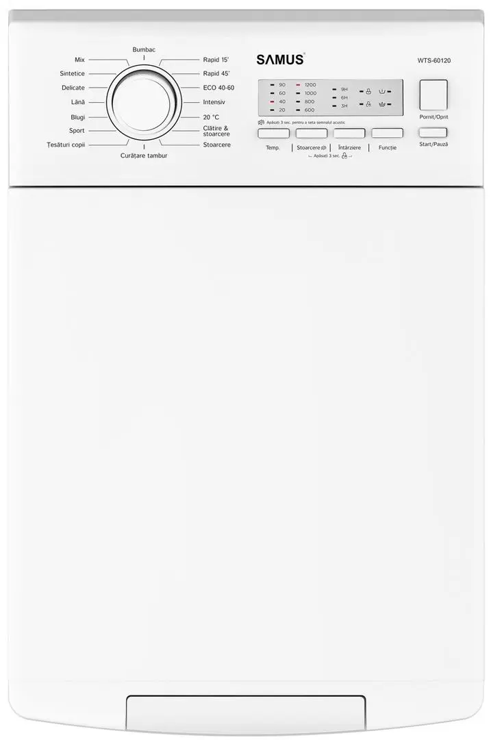 Maşină de spălat rufe Samus WTS-60120, alb