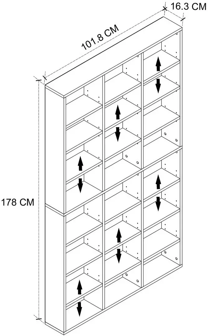 Etajeră Fabulous Multi Shelves, pin