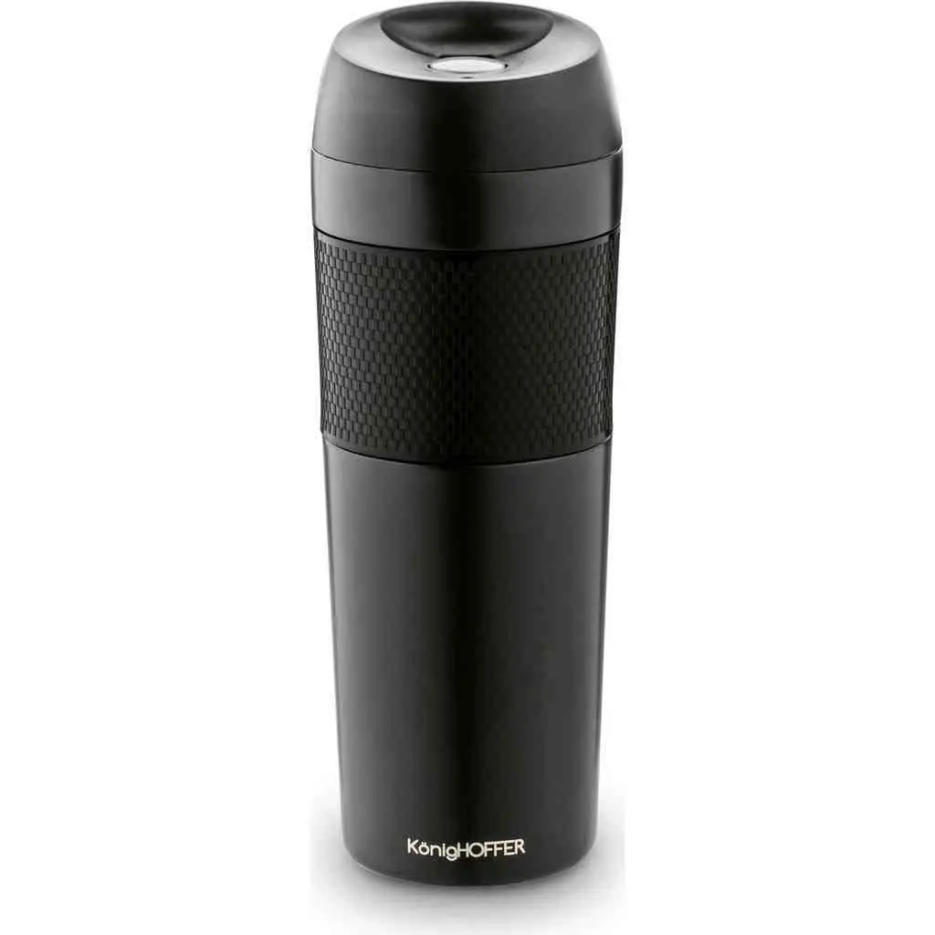 Cană termo Konighoffer Nevis 450ml, negru