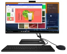 Моноблок Lenovo IdeaCentre 3 27ALC6 (27"/FHD/Ryzen 5 7430U/8GB/512GB), черный