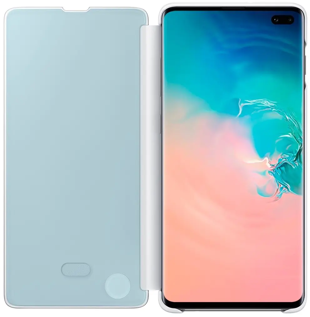 Чехол Samsung Clear View Cover Galaxy S10, белый