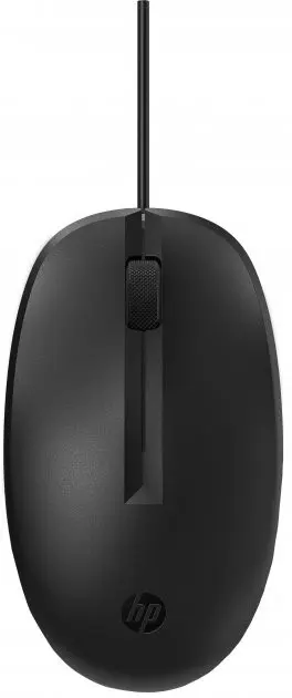 Мышка HP 128 Laser Wired, черный