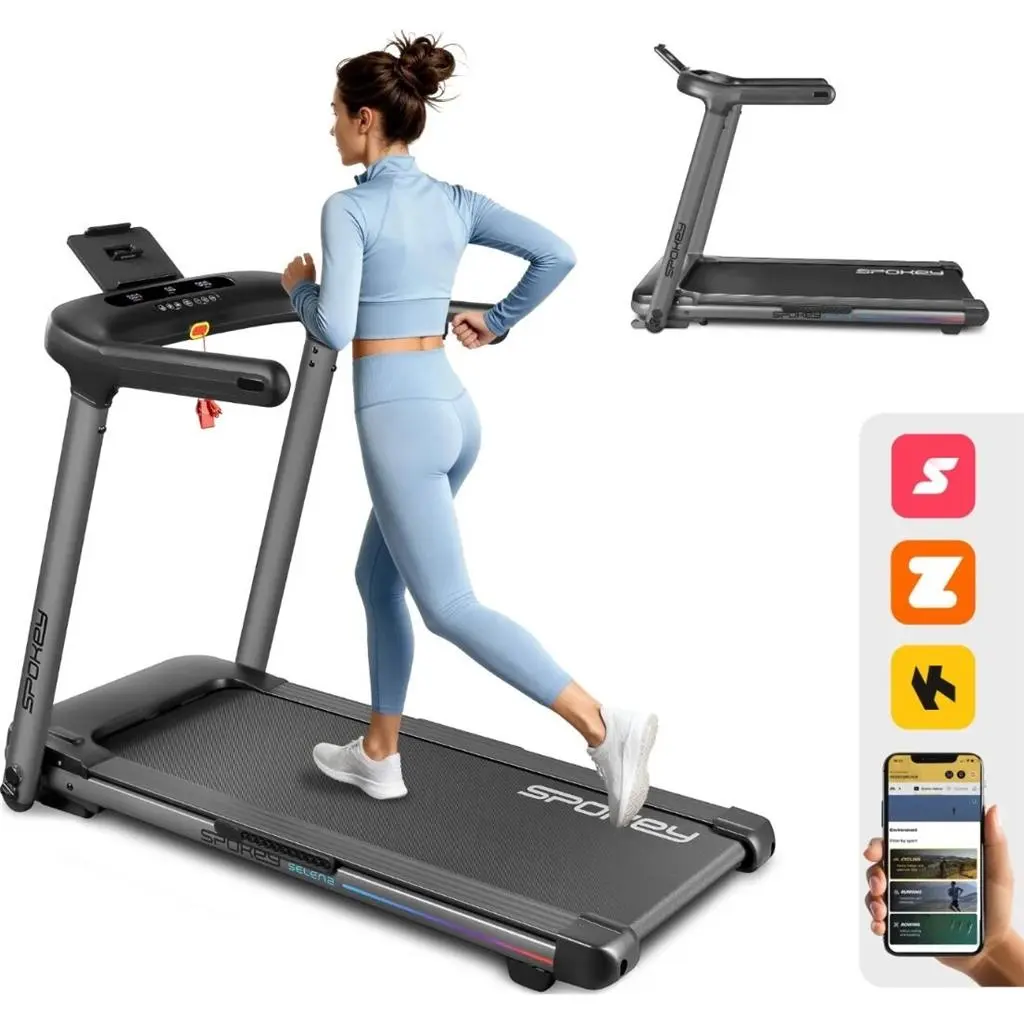 Беговая дорожка Spokey Selena (946153), черный на tehnoparc.md Беговая дорожка Spokey Selena (946153), черный