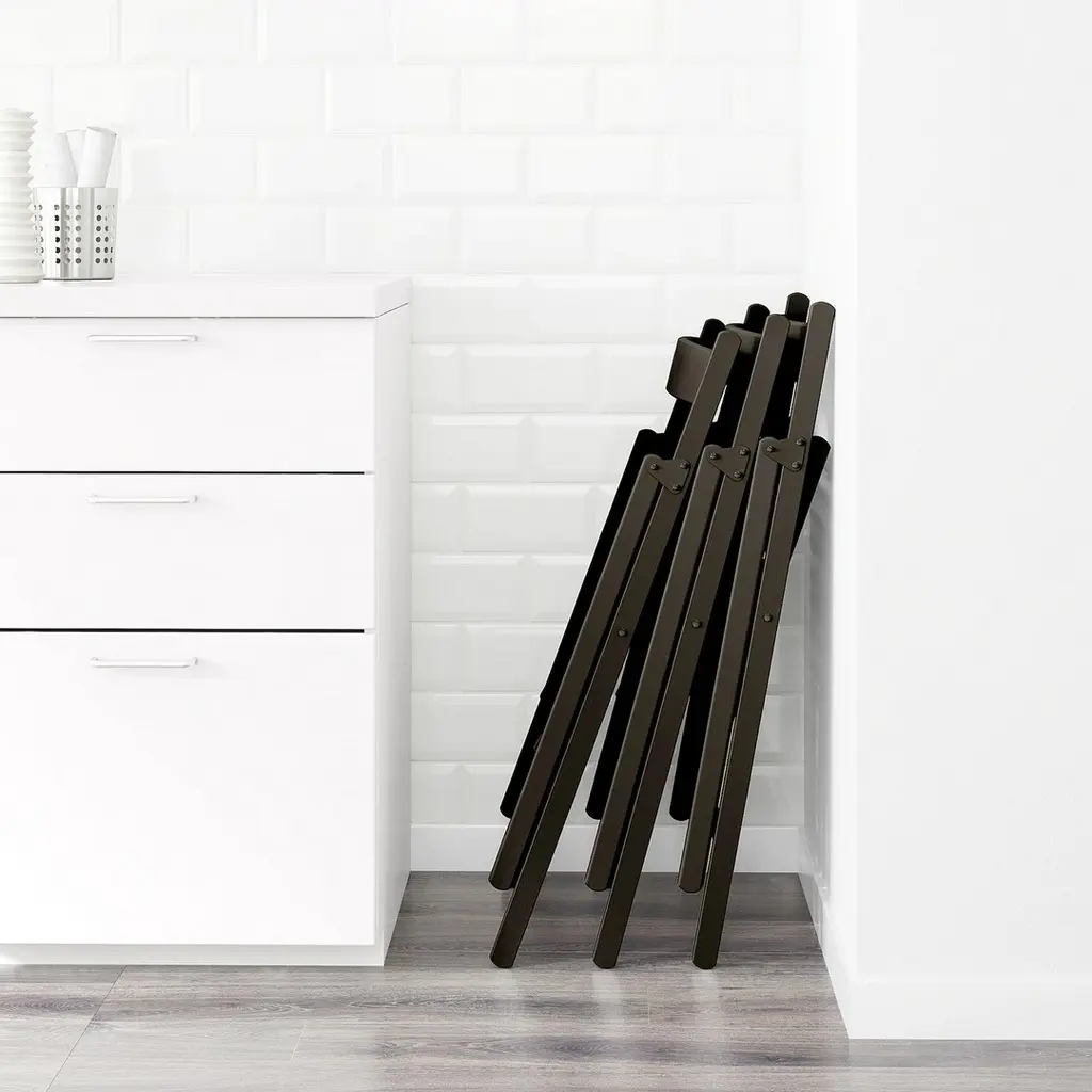 Scaun IKEA Terje pliant, negru pe tehnoparc.md Scaun IKEA Terje pliant, negru