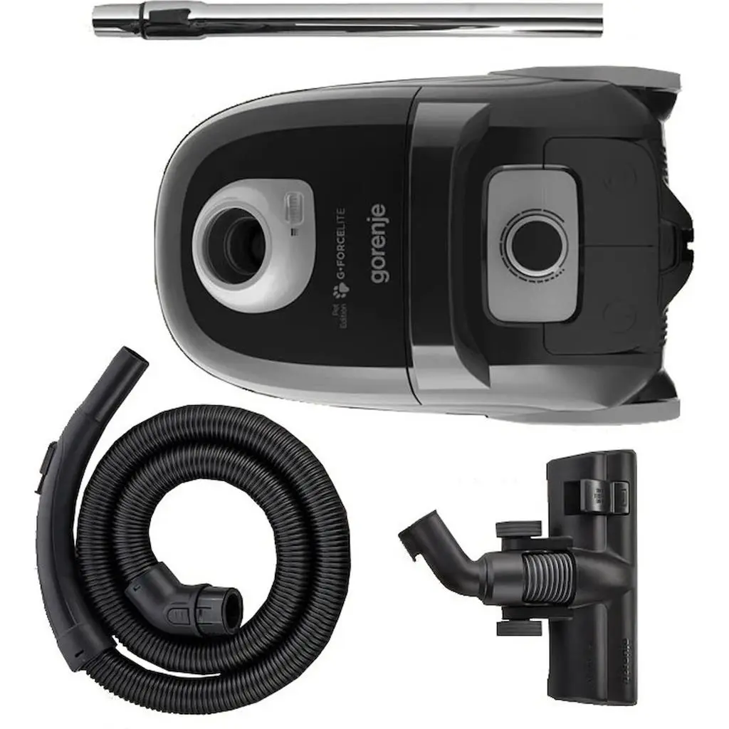 Aspirator cu curățare uscată Gorenje VCEA28GLBK, negru pe tehnoparc.md Aspirator cu curățare uscată Gorenje VCEA28GLBK, negru