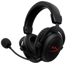 Наушники HyperX Cloud Core Wireless, черный/красный на tehnoparc.md Наушники HyperX Cloud Core Wireless, черный/красный