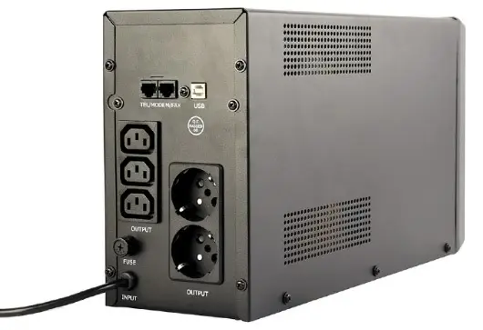 Источник бесперебойного питания Gembird EG-UPS-035, черный на tehnoparc.md Источник бесперебойного питания Gembird EG-UPS-035, черный
