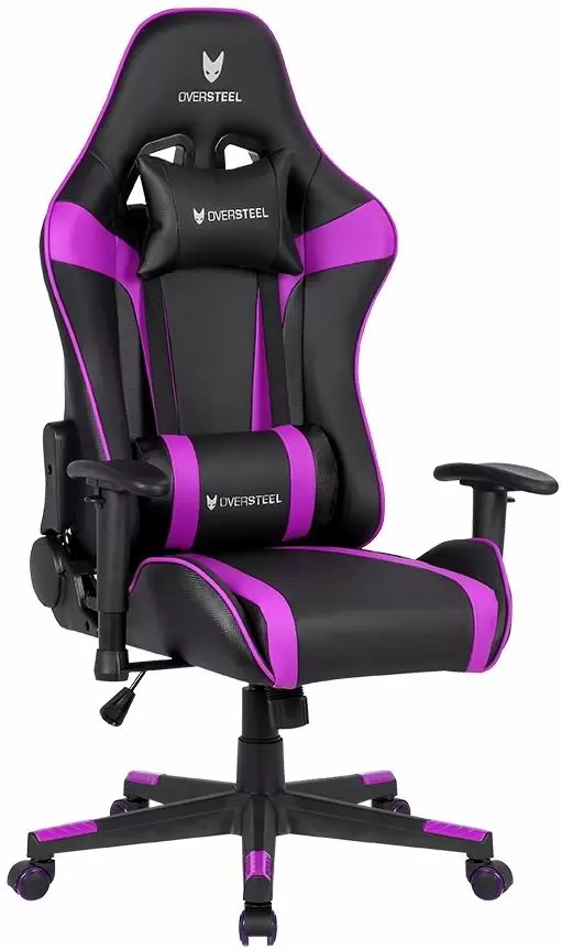 Scaun gaming Oversteel Ultimet, negru/violet