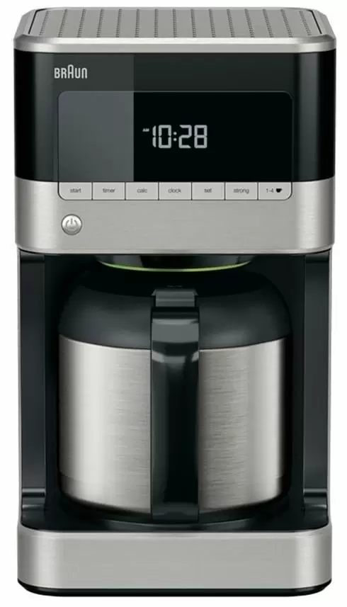 Cafetieră electrică Braun KF7125BK, inox