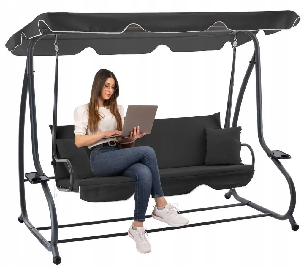 Leagăn de grădină GardenLine KRE3101, antracit