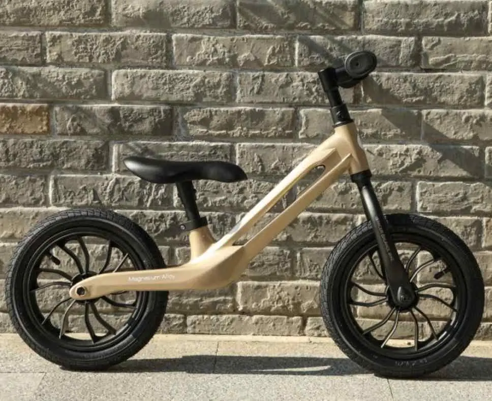 Bicicletă fără pedale Qplay Racer, auriu