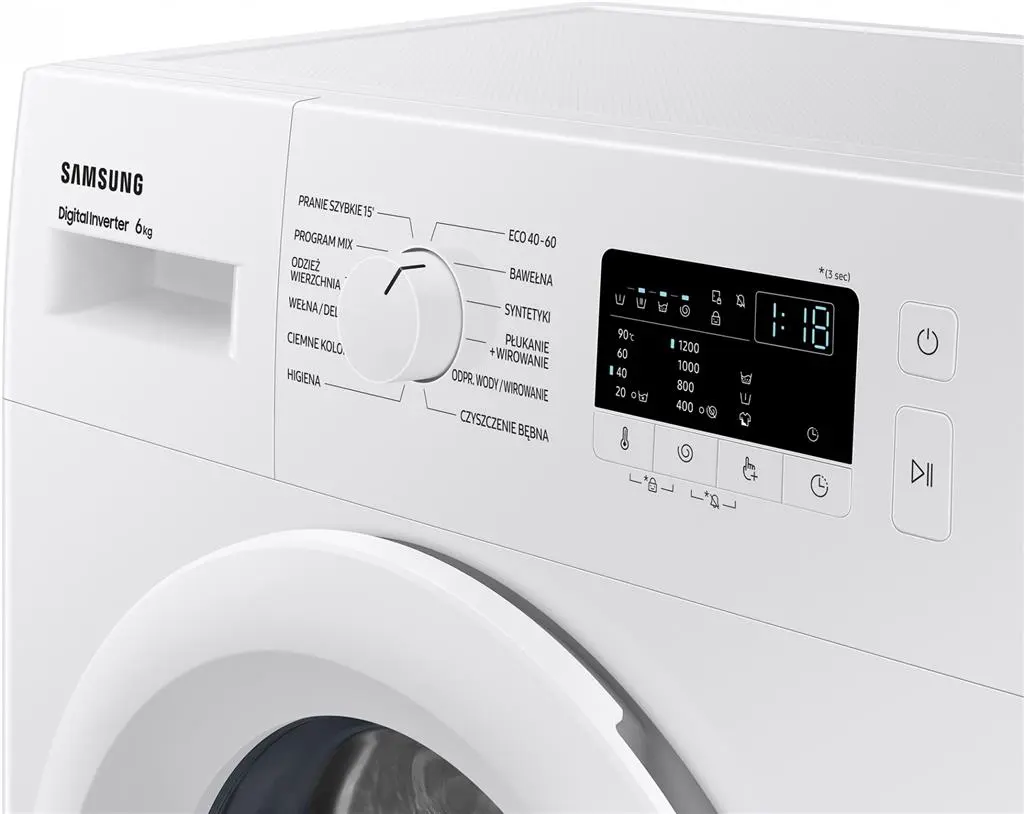 Masina de spalat rufe Samsung WW60A3120WE, alb
