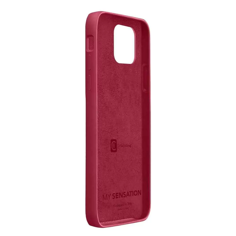 Husă de protecție Cellularline Sensation iPhone 12 mini, roșu