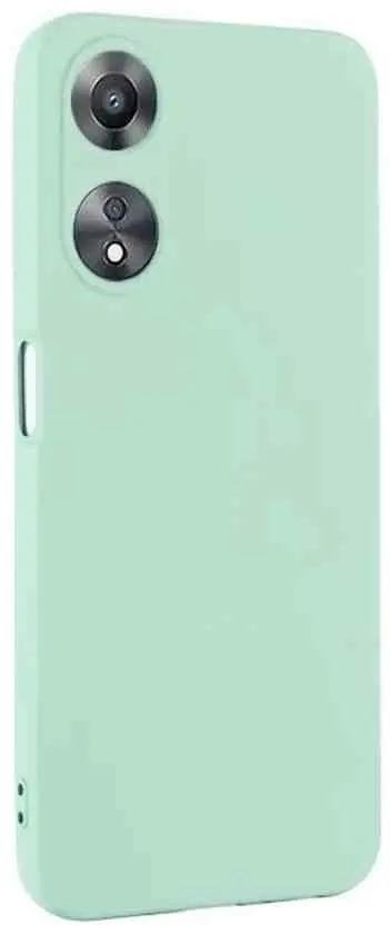 Husă de protecție Helmet Case Liquid Silicone Oppo A58 (HMTCLSOPA58GR), verde