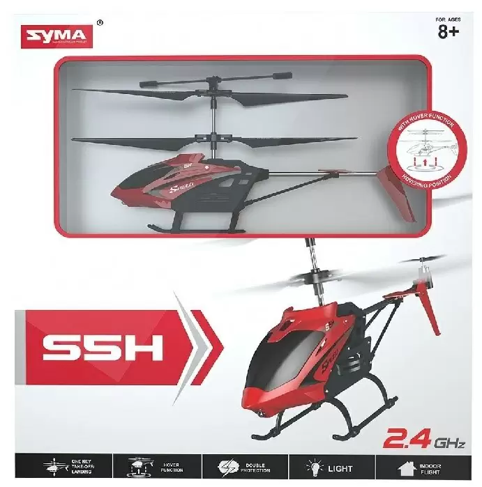 Радиоуправляемый вертолет Syma S5H, черный