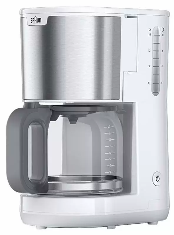 Cafetieră electrică Braun KF1500WH, alb